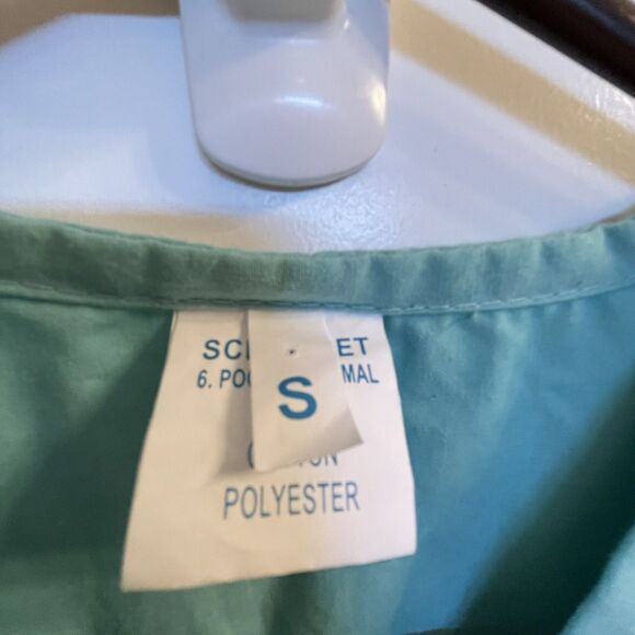 RMF Scrubs Top Size Small-Green 3 pocket V neck Women’s Small - Picture 3 of 4